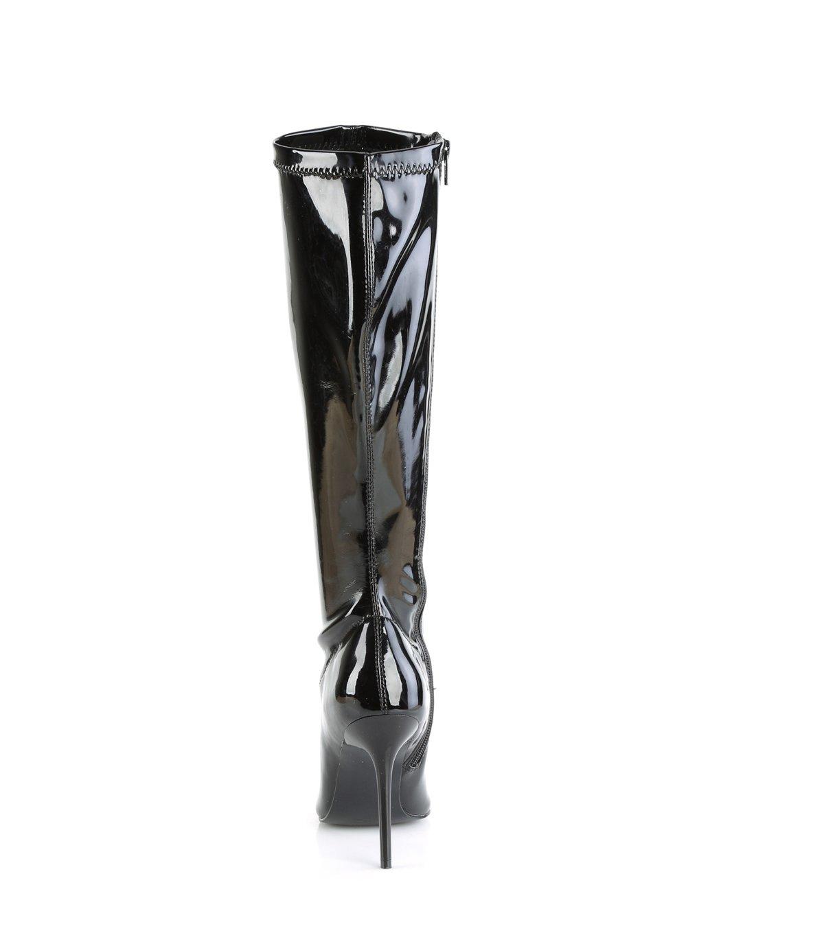 Classique Patent Leather Knee Boot up to UK 13 - Pleaser