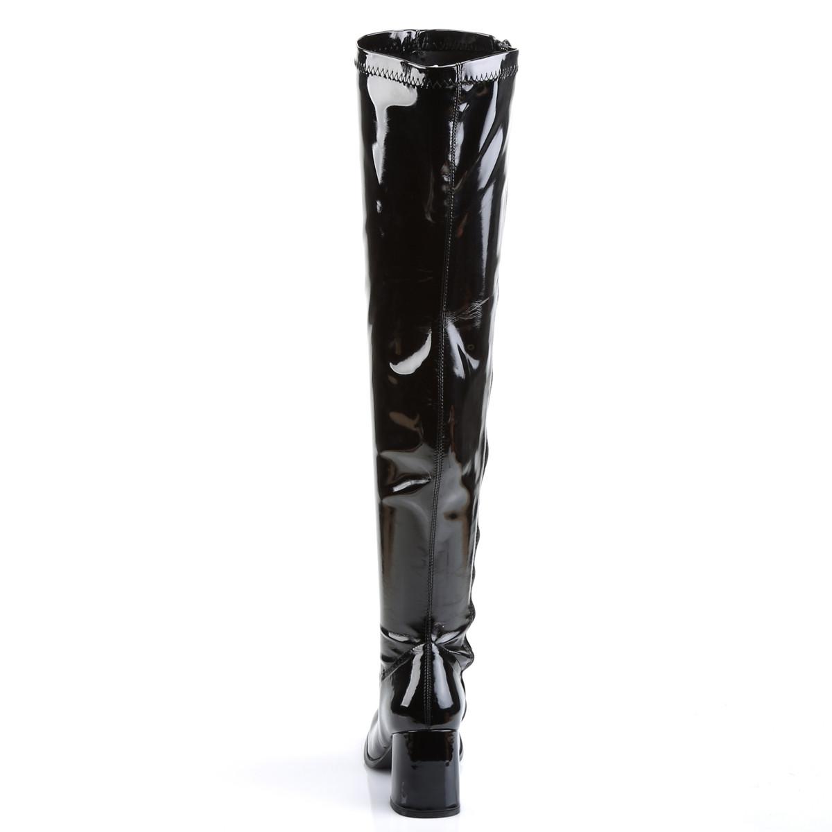 Gogo Patent Thigh Boot rear