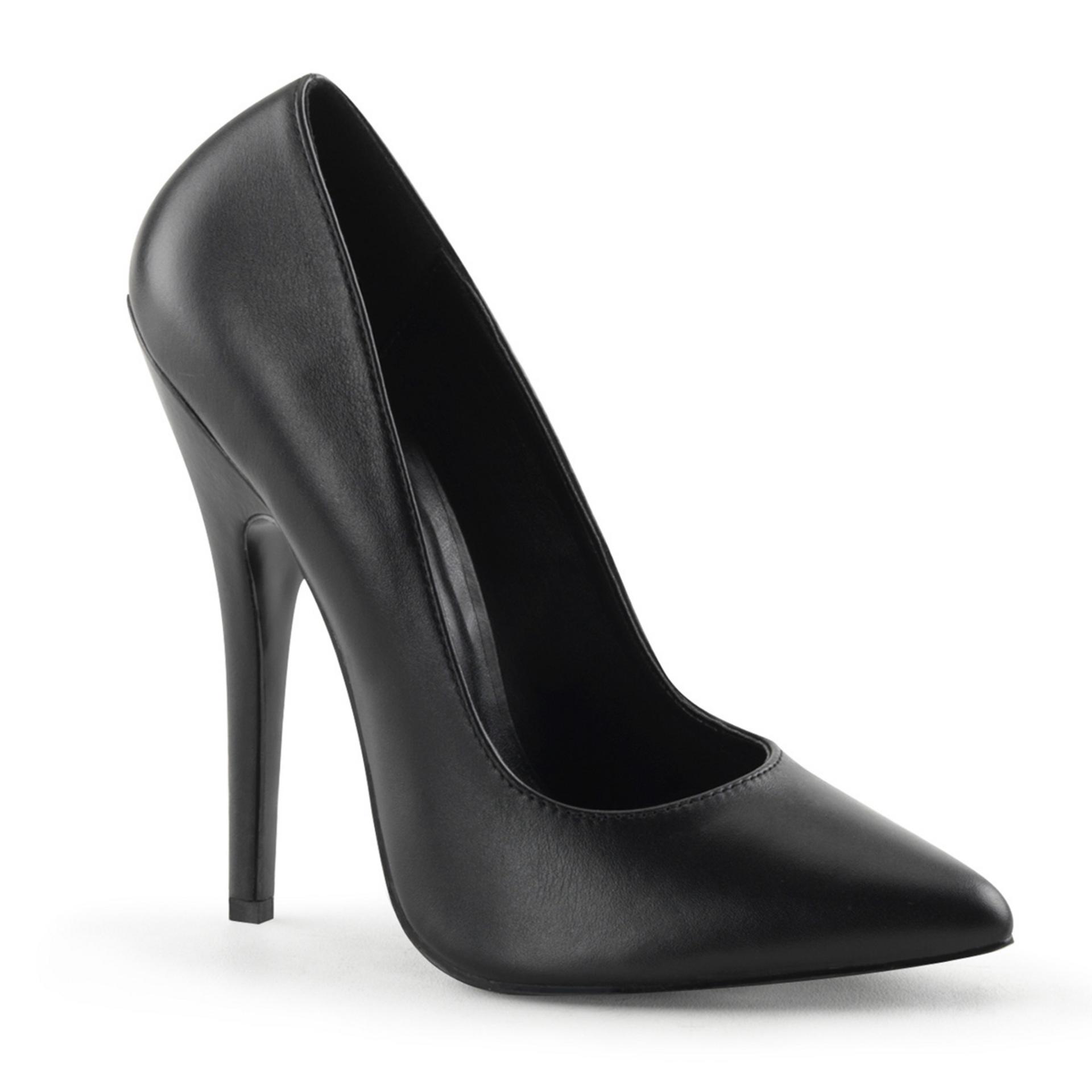 Leather Patent Stiletto Court Shoe