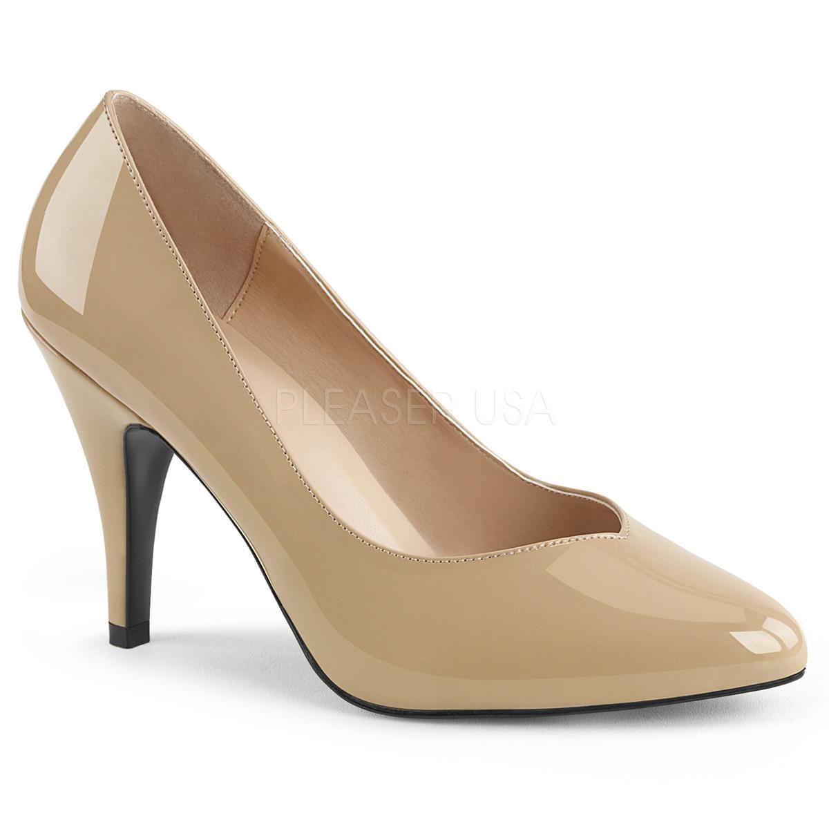 Cream Wide Fitting Court Shoe