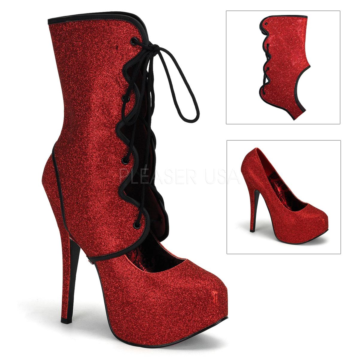 Red Glitter Court Shoe/Boot