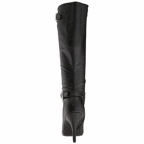 Black Knee Boot rear view