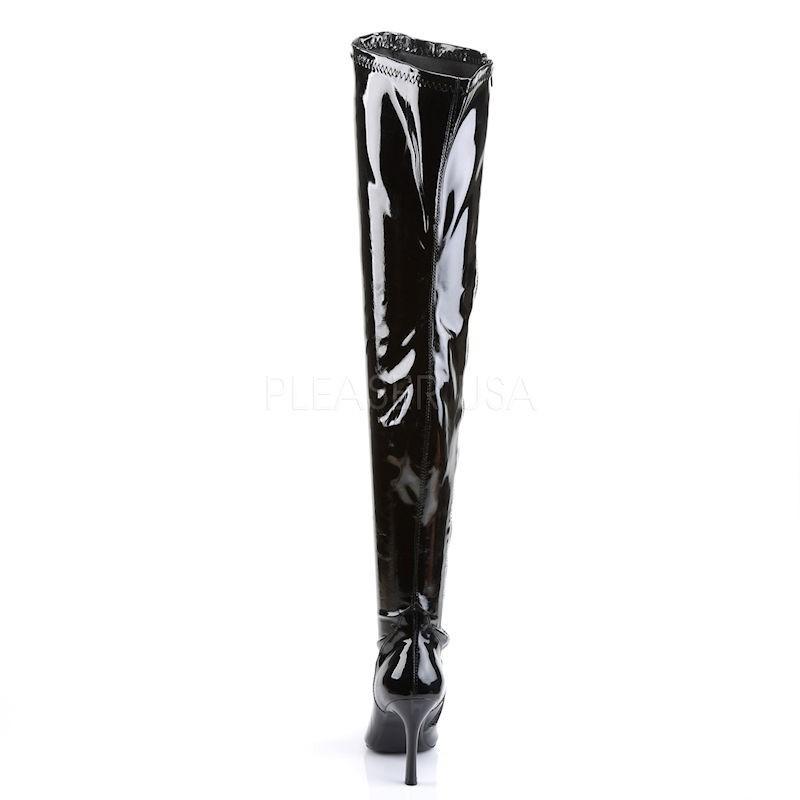 Classic Patent Leather Thigh Boot - Sexy Shooz