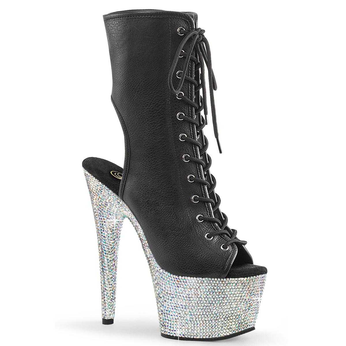 Bejeweled Ankle Boot with Rhinestones