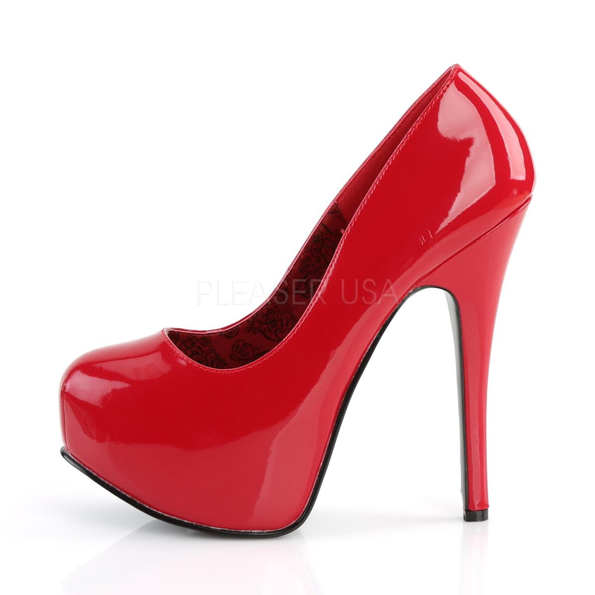 Red Patent Court Shoe