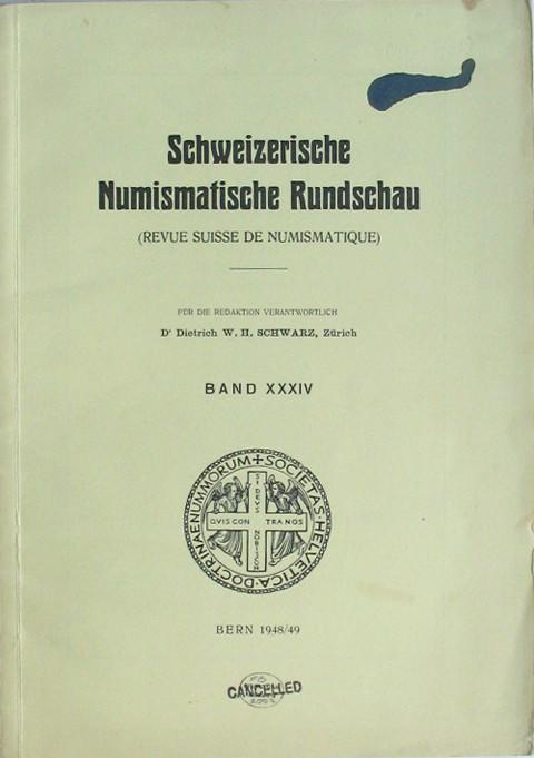 Schweizerische Numismatische Rundschau 1948/49