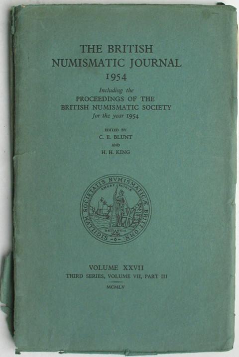 British Numismatic Journal 1954&nbsp;