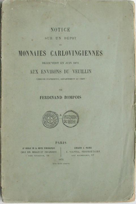 Sur un depot de Monnaies Carlovingiennes
