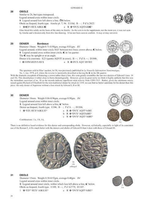ANGLO-GALLIC COINS  -  MONNAIES ANGLO-FRANCAISES