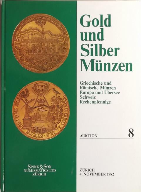 4 Nov, 1982.  Spink Zurich 8.