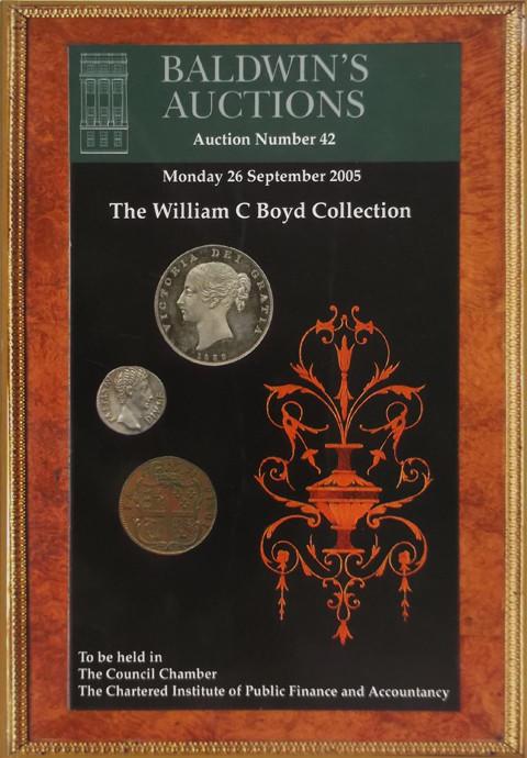 Baldwins Auctions.  No 42. 26 Sep 2005.  The William C Boyd collection.