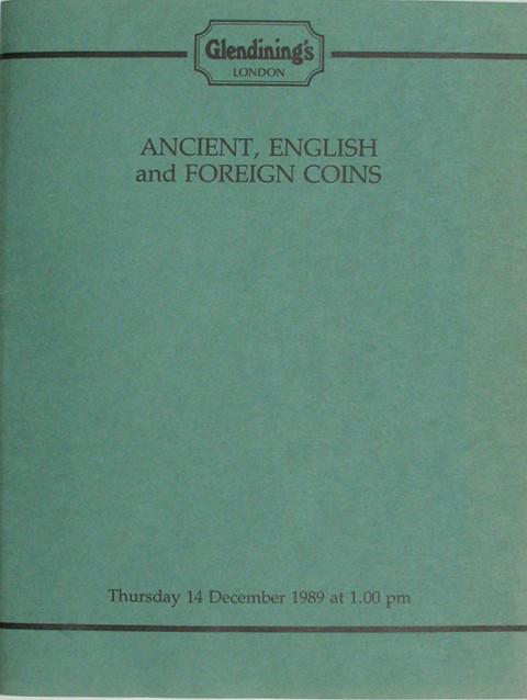 14 Dec, 1989  Ancient, English and foreign coins.