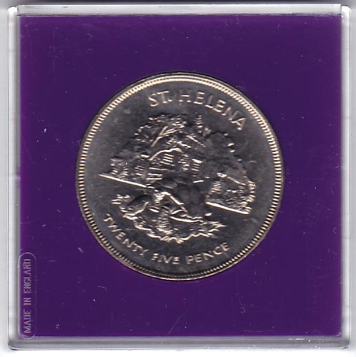 St Helena Silver Jubilee crown (25 pence) 1977.