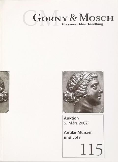 5 Mar 2002 Auktion 115.  Ancient coins.