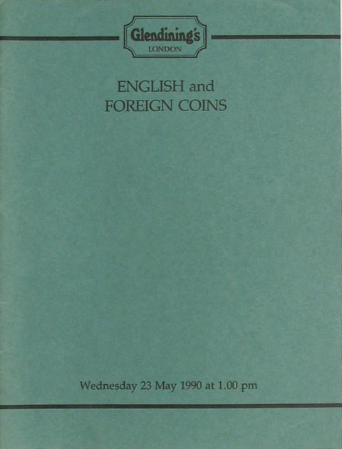 23 May, 1990   English and foreign coins.