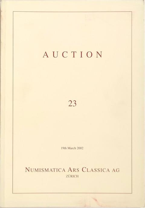19 March 2002.  Auction 23. Greek, Roman and Byzantine coins.