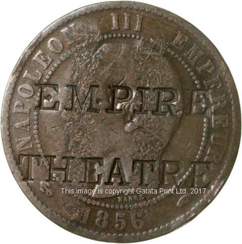 EMPIRE THEATRE  Advertising token