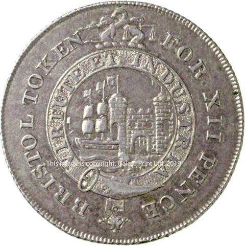 SOMERSET, Bristol Commercial Token Bank Co. Shilling 1811.