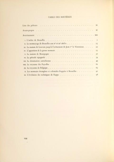 Mille ans de monnayage bruxellois 965-1965