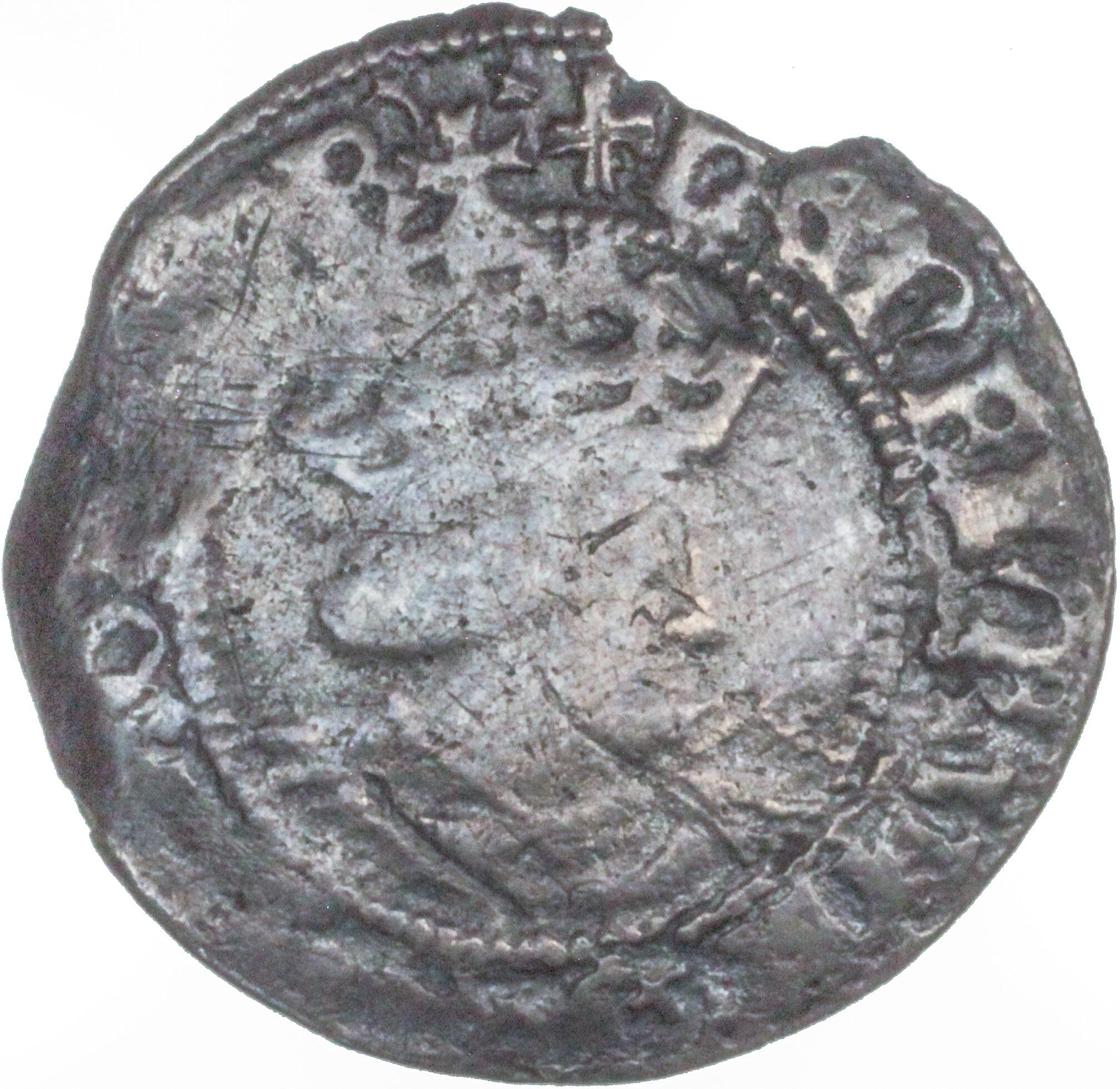 Henry VIII, 1509-47, episcopal halfgroat of York. Thomas Wolsey.