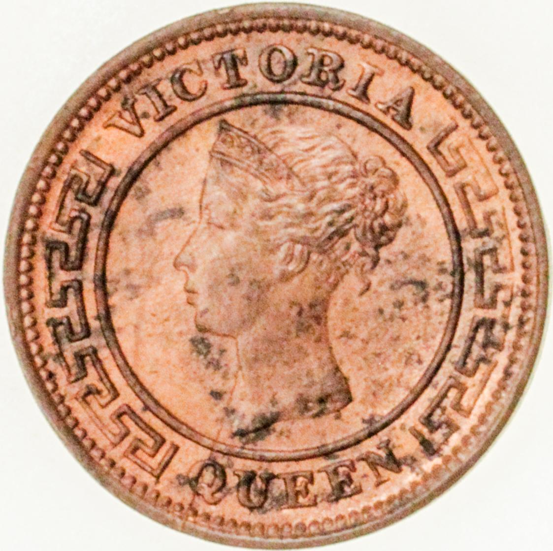 CEYLON, 1/4 cent 1901