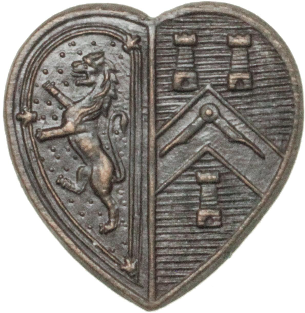 Scotland, Edinburgh, Masonic token, Heart of Midlothian Lodge. No. 832.