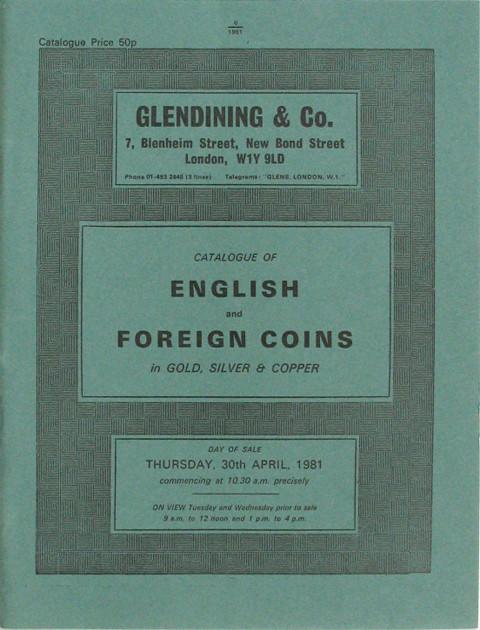 30 Apr, 1981  English and Foreign Coins.