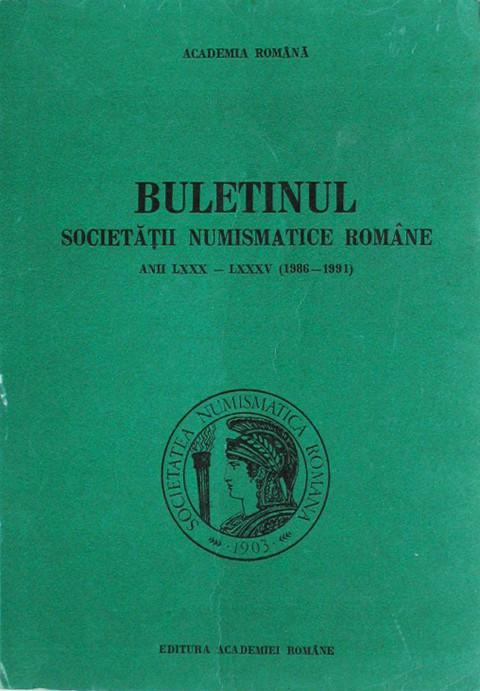 Buletinul Societatii Numismatice Romane. 1986-1991.