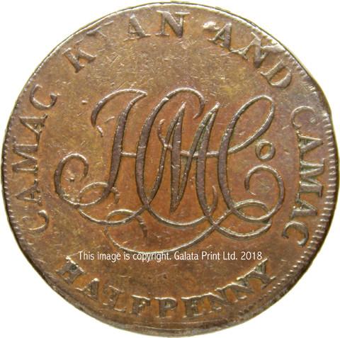 ½ penny (Camac Kyan et Camac, Dublin) - Irlande – Numista