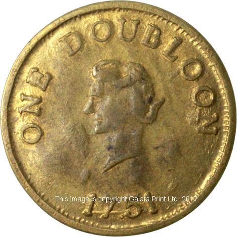 ONE DOUBLOON, 1751