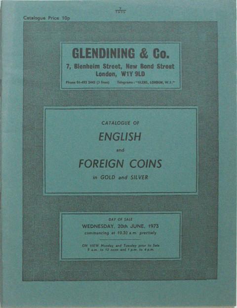 20 Jun, 1973 English and foreign coins.