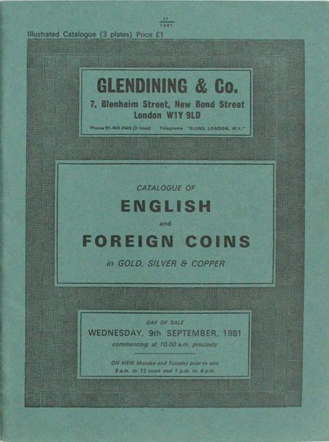 9 Sep, 1981  English and Foreign Coins.