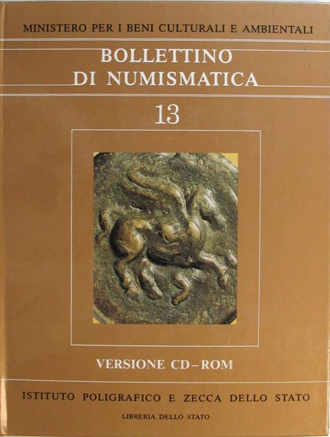 Bollettino di Numismatica 13.