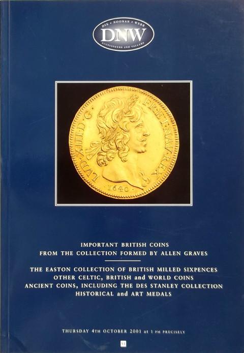 4 Oct 2001  DNW 51.   Ancient, Celtic, British and World coins, medals, etc.