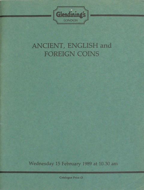 15 Feb, 1989  Ancient, English and Foreign coins.