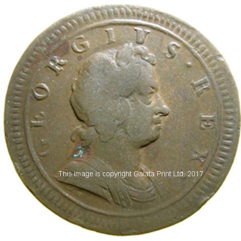 George I (1714-37) Halfpenny, Second Issue, 1723.