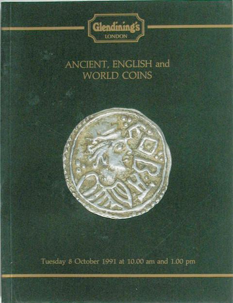8 Oct, 1991  Ancient, English and world coins.
