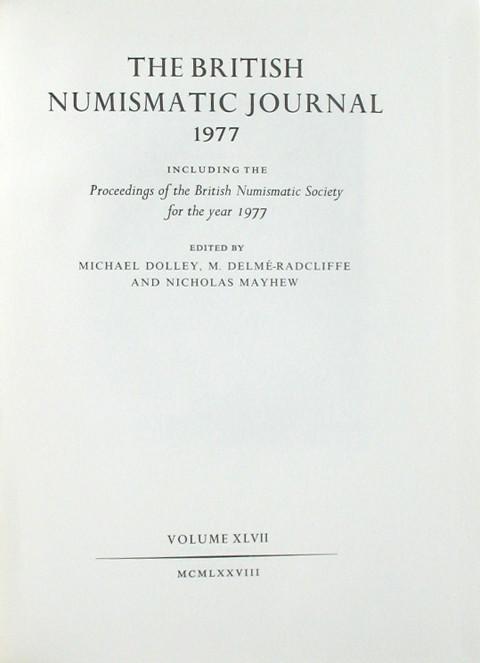 British Numismatic Journal 1977