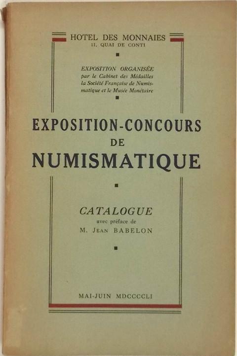 Exposition-Concours de Numismatique 1951
