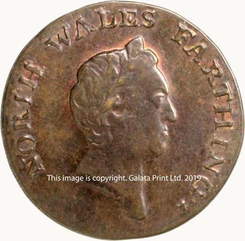 NORTH WALES. Farthing, 1793
