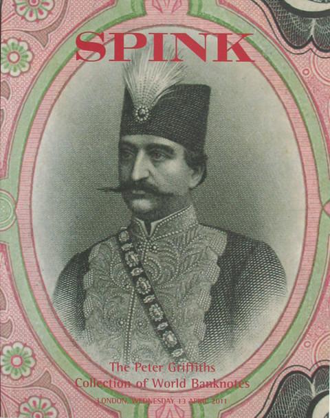 Spink  13 April 2011. Banknotes.  The Peter Griffiths Collection of World Banknotes.