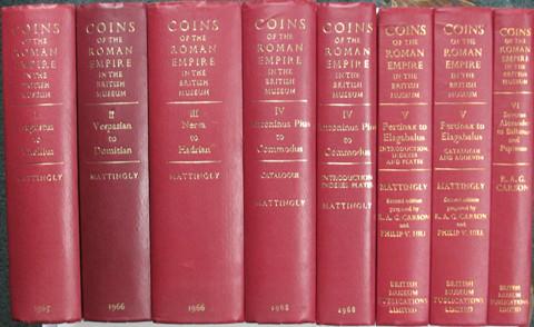 Coins of the Roman Empire in the British Museum.