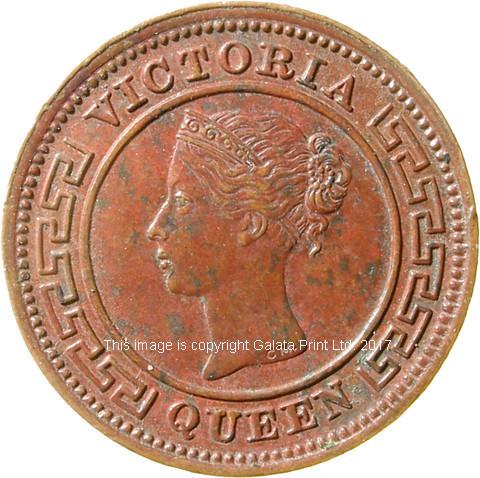 CEYLON, 1/4 cent 1898