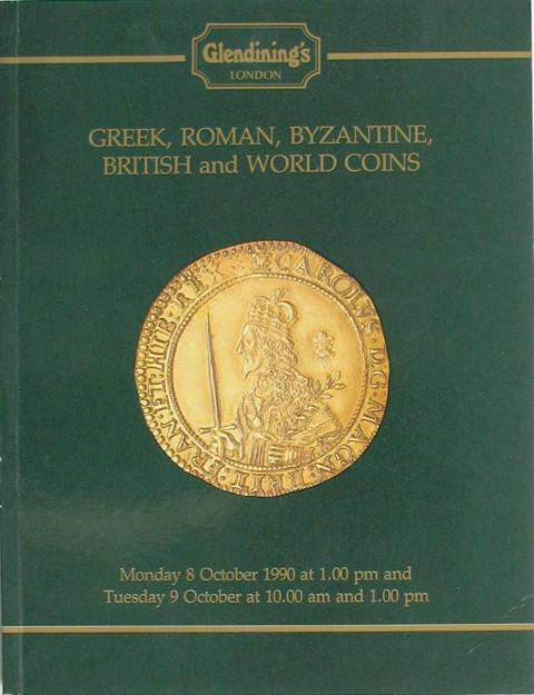 8 Oct, 1990  Greek, Roman, Byzantine, British and world coins.
