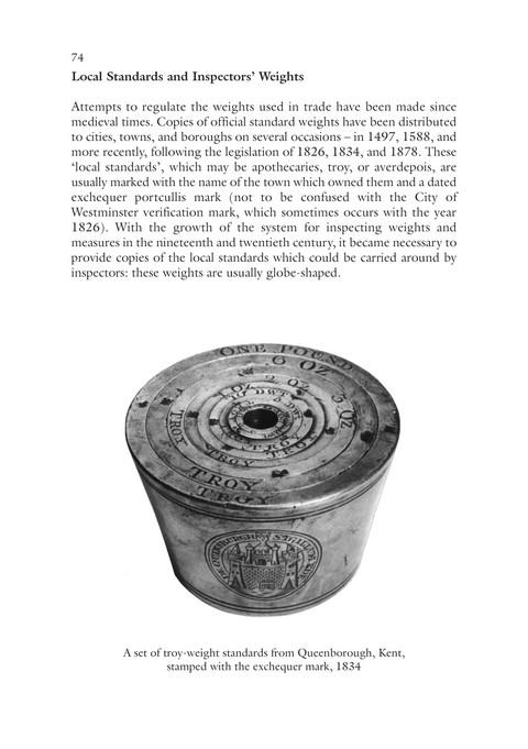 English Weights. An illustrated Survey