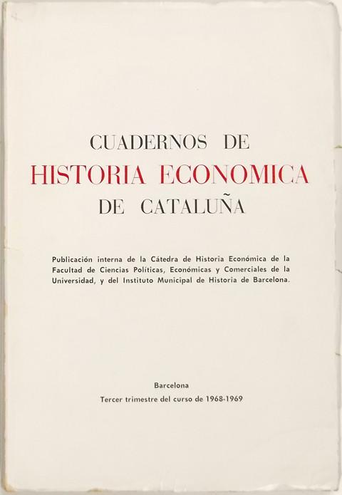 Cuadernos de Historia Economica de Catalu̱a (Vol 1)