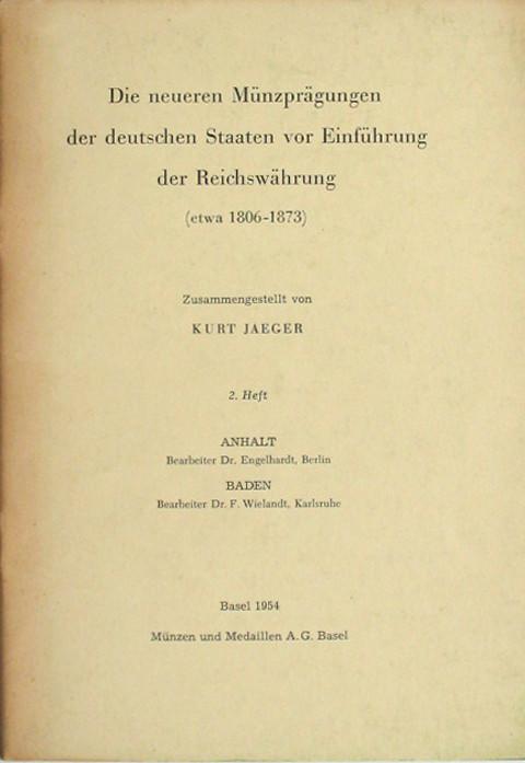 Jaeger: 2  Anhalt, Baden.