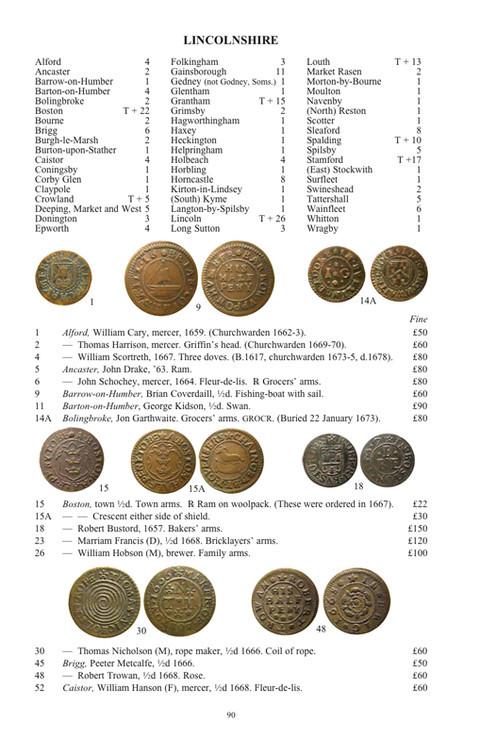 THE TOKEN BOOK 17th, 18th & 19th century British tokens and their values