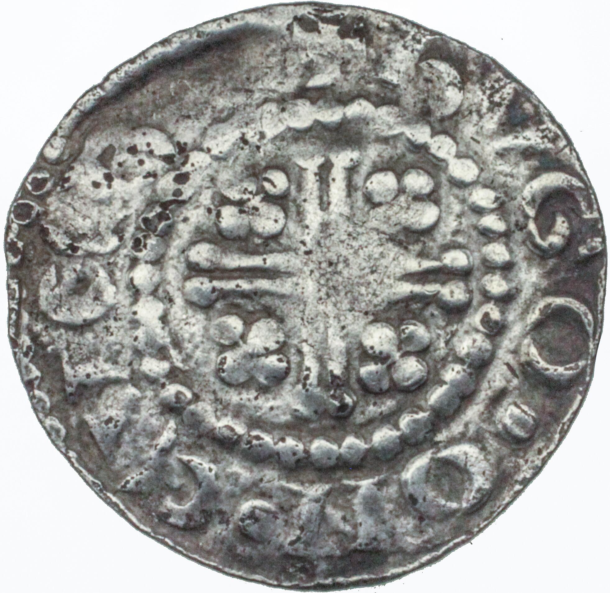 Henry Ii 1154 89 Silver Short Cross Penny Class 1b York Mint