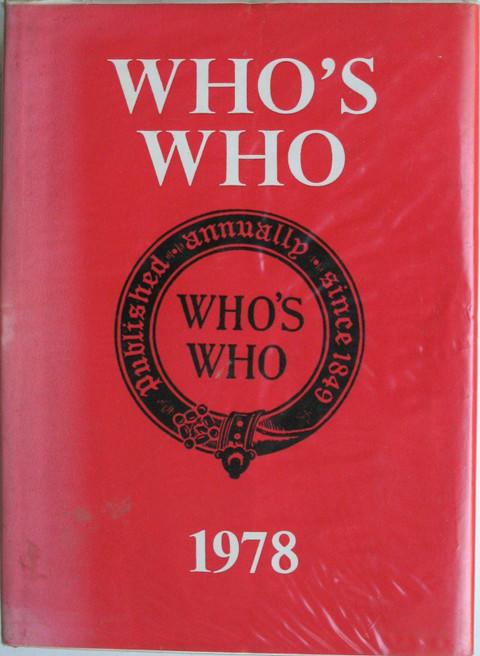 Who's Who 1978